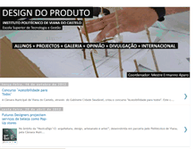 Tablet Screenshot of designdoprodutoestgipvc.blogspot.com
