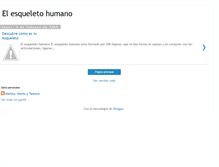 Tablet Screenshot of loshuesosdelesqueletohumano.blogspot.com