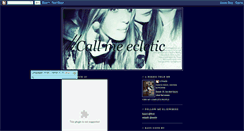 Desktop Screenshot of callmeecletic.blogspot.com