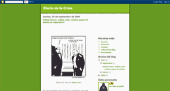 Desktop Screenshot of diariodelacrisis.blogspot.com