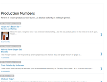Tablet Screenshot of productionnumbers.blogspot.com
