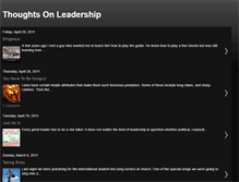 Tablet Screenshot of hamsonleadership.blogspot.com