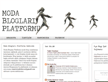 Tablet Screenshot of modabloglariplatformu.blogspot.com
