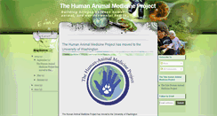 Desktop Screenshot of humananimalmedicine.blogspot.com