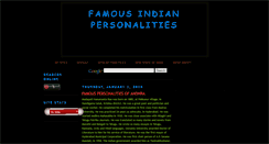 Desktop Screenshot of famousindians.blogspot.com