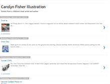 Tablet Screenshot of carolynfisherillustration.blogspot.com