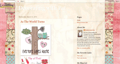 Desktop Screenshot of homeconnection-decoratingwithpat.blogspot.com