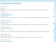 Tablet Screenshot of noequipmentworkouts.blogspot.com