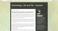 Desktop Screenshot of gautam-m.blogspot.com