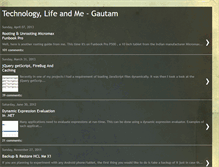 Tablet Screenshot of gautam-m.blogspot.com
