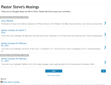 Tablet Screenshot of pastorstevesmusings.blogspot.com