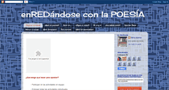 Desktop Screenshot of enredandoseconlapoesia.blogspot.com