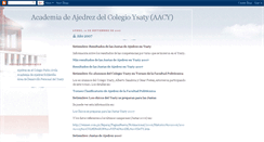 Desktop Screenshot of ajedrezysaty.blogspot.com