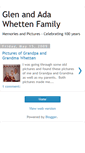 Mobile Screenshot of glenandadawhetten.blogspot.com