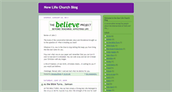 Desktop Screenshot of newlifechurch-blog.blogspot.com