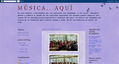 Desktop Screenshot of musicaaqu.blogspot.com