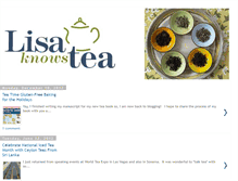 Tablet Screenshot of lisaknowstea.blogspot.com