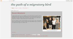 Desktop Screenshot of migratoryblondie.blogspot.com