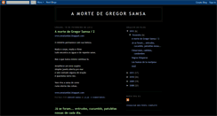 Desktop Screenshot of amortedegregorsamsa.blogspot.com
