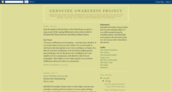 Desktop Screenshot of genocideawarenessproject.blogspot.com