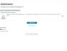Tablet Screenshot of gelatinarte.blogspot.com