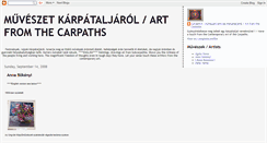 Desktop Screenshot of carpatart.blogspot.com