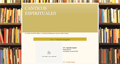 Desktop Screenshot of canticosespirituales.blogspot.com