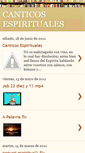 Mobile Screenshot of canticosespirituales.blogspot.com