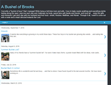 Tablet Screenshot of bushelofbrooks.blogspot.com