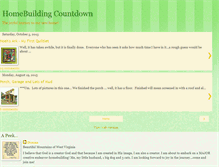 Tablet Screenshot of donna-homebuildingcountdown.blogspot.com
