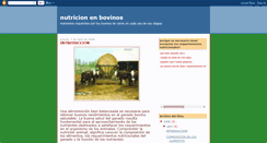 Desktop Screenshot of nutricionenbovinos.blogspot.com