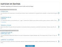 Tablet Screenshot of nutricionenbovinos.blogspot.com