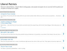 Tablet Screenshot of liberalpatriots.blogspot.com