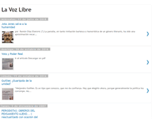 Tablet Screenshot of la-voz-libre.blogspot.com