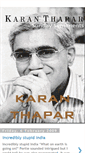 Mobile Screenshot of karan-thapar.blogspot.com