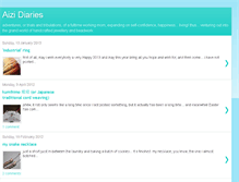Tablet Screenshot of aizidiaries.blogspot.com