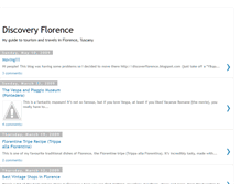 Tablet Screenshot of discoveryflorence.blogspot.com