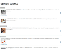 Tablet Screenshot of cubaenlaopinion.blogspot.com