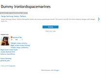 Tablet Screenshot of ironlordsspacemarines.blogspot.com