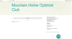 Desktop Screenshot of mountainhomeoptimistclub.blogspot.com