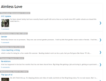 Tablet Screenshot of aimlesslovejournal.blogspot.com