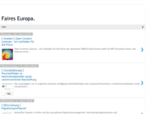 Tablet Screenshot of faires-europa.blogspot.com