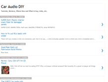 Tablet Screenshot of diycaraudio.blogspot.com