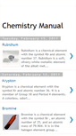 Mobile Screenshot of chemistrymanual.blogspot.com