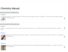 Tablet Screenshot of chemistrymanual.blogspot.com