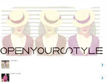 Tablet Screenshot of openyourstyle.blogspot.com