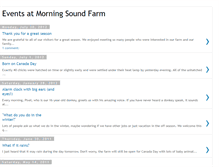 Tablet Screenshot of morningsoundfarm.blogspot.com