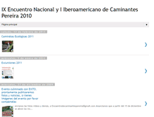 Tablet Screenshot of encuentrodecaminantespereira.blogspot.com