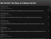 Tablet Screenshot of diefatgirl.blogspot.com