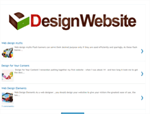 Tablet Screenshot of designwebsites.blogspot.com